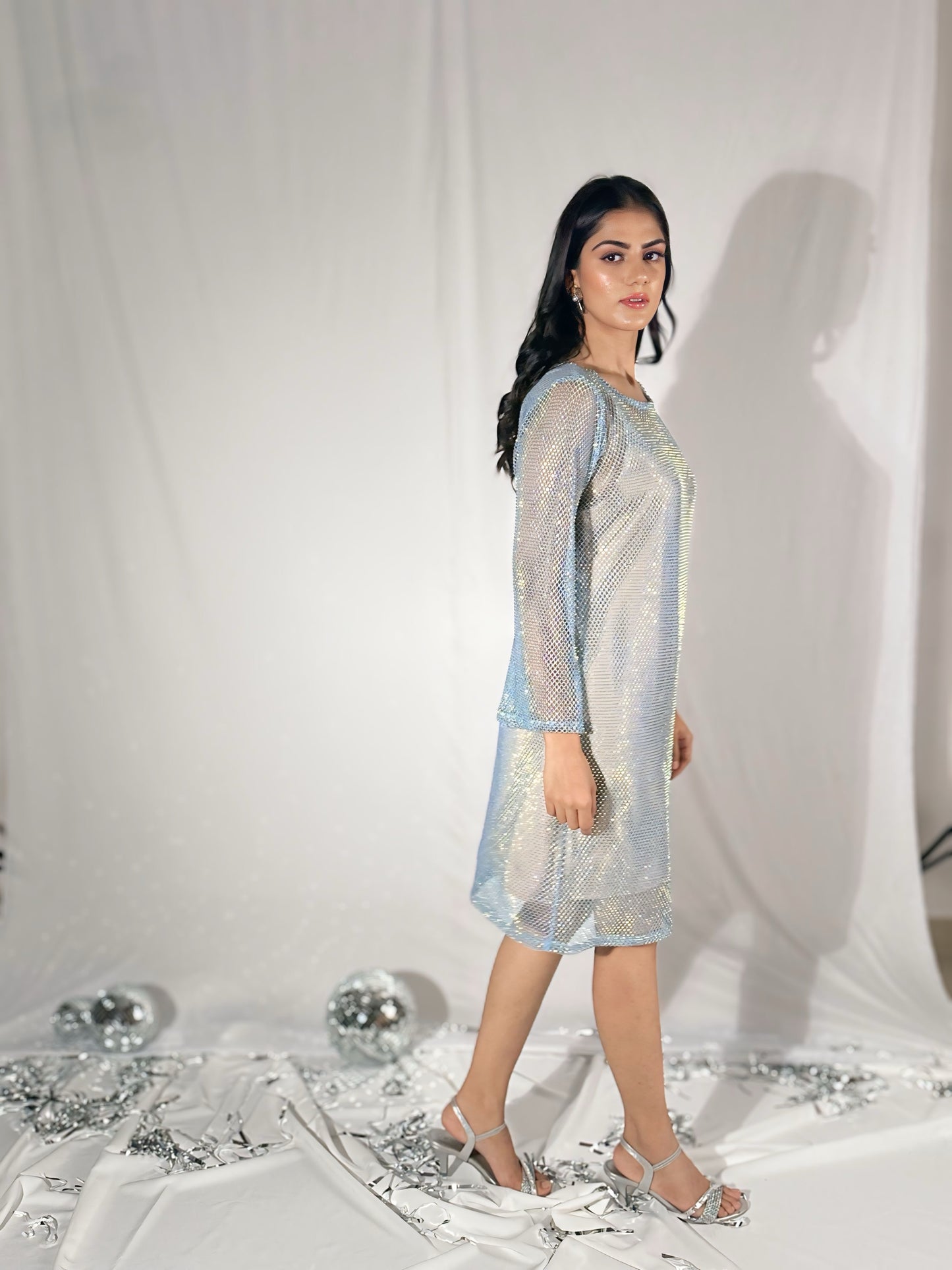 Moonbeam Mesh Dress