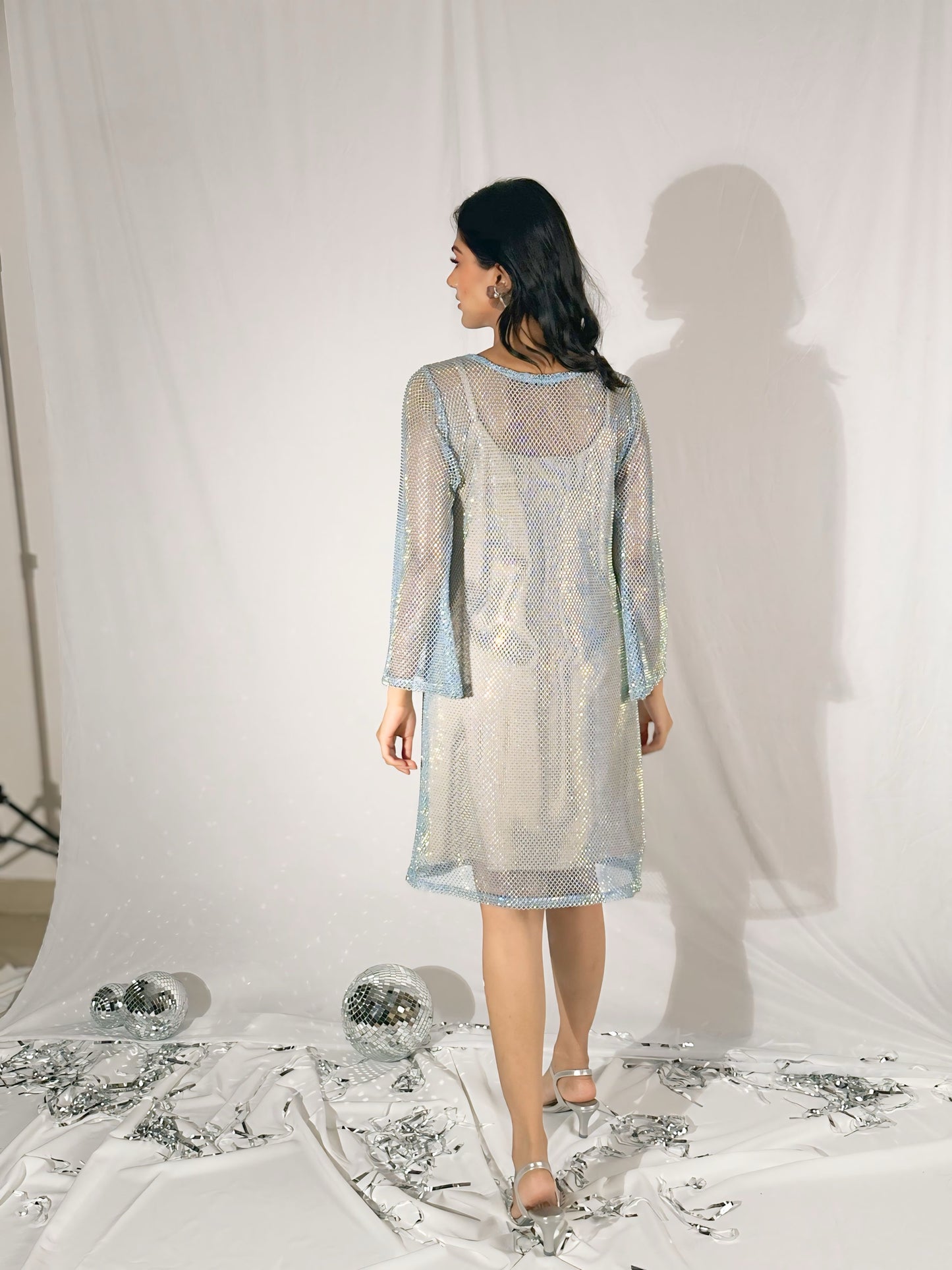 Moonbeam Mesh Dress