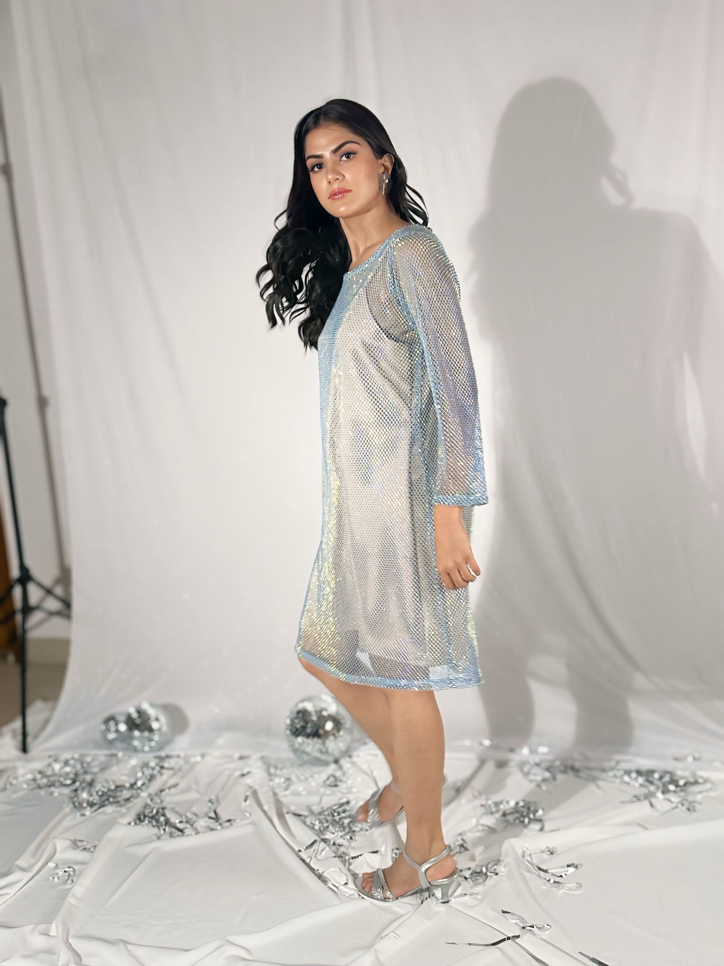 Moonbeam Mesh Dress