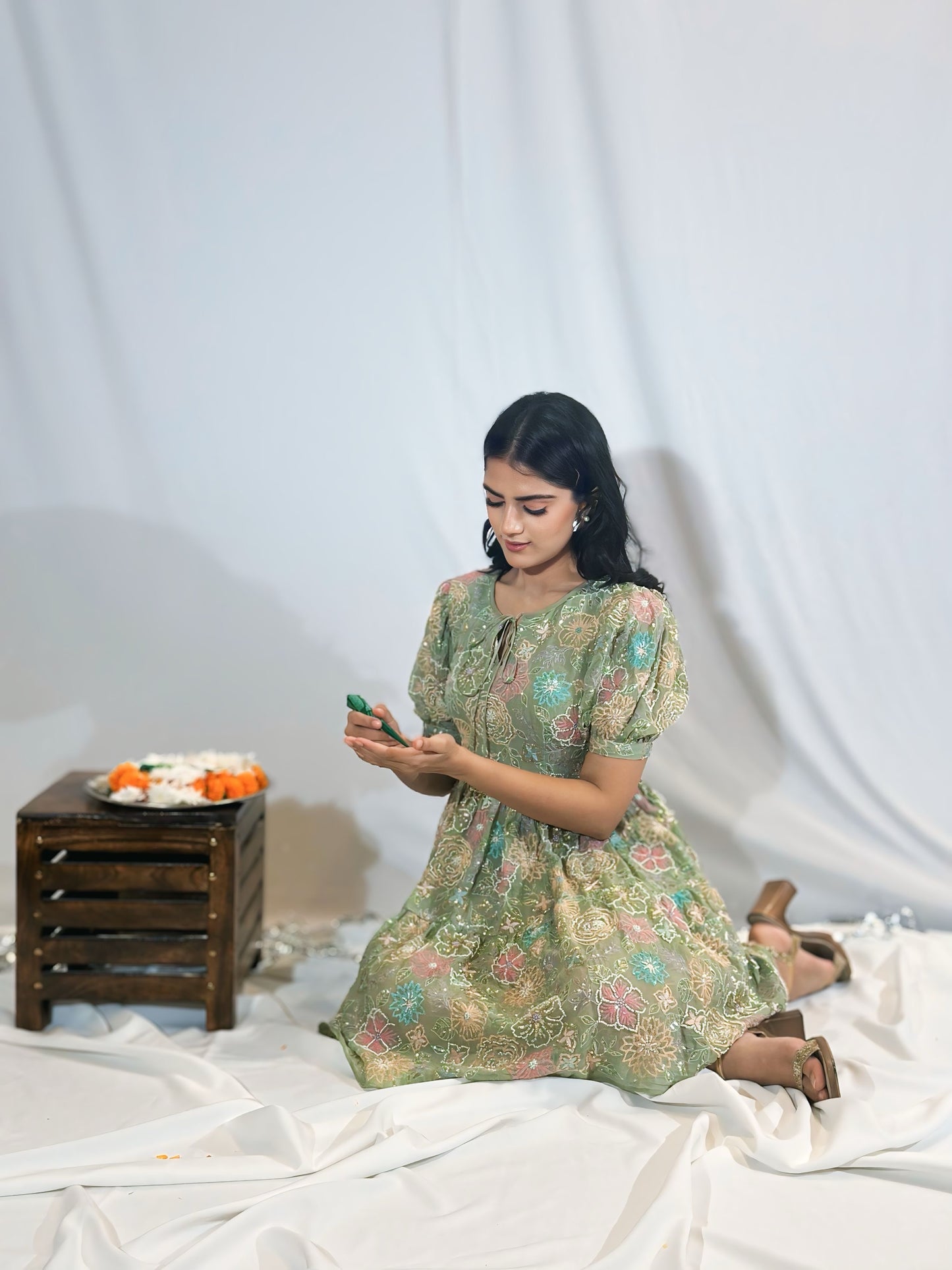 Gulbagh Tier Dress