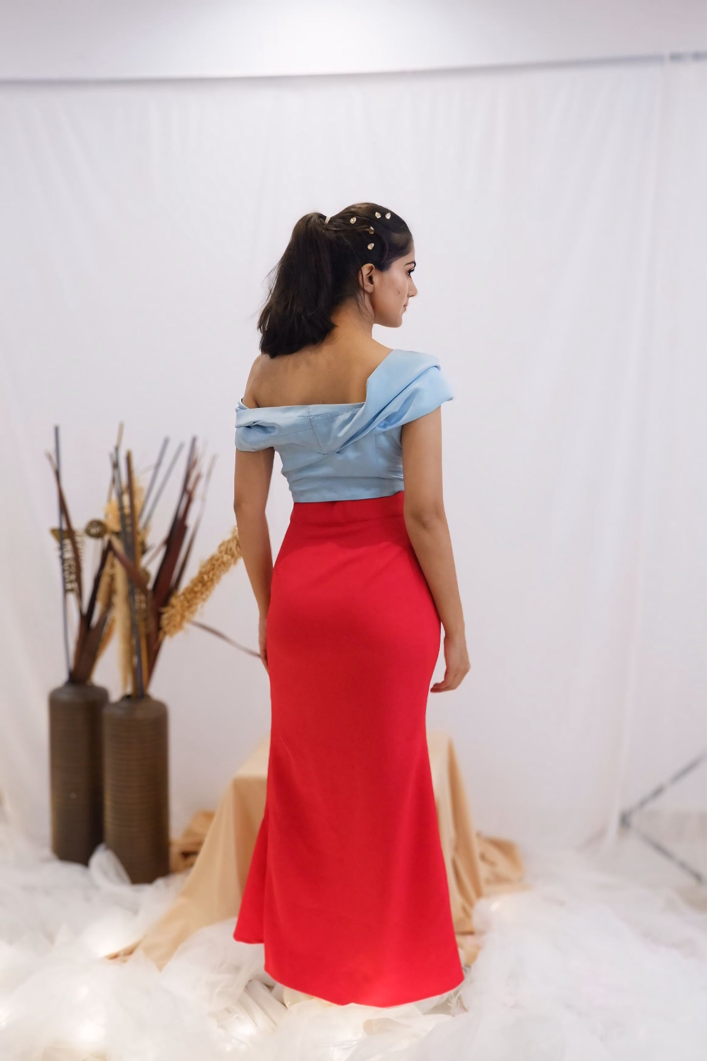 Pastel & Scarlet Glam Set