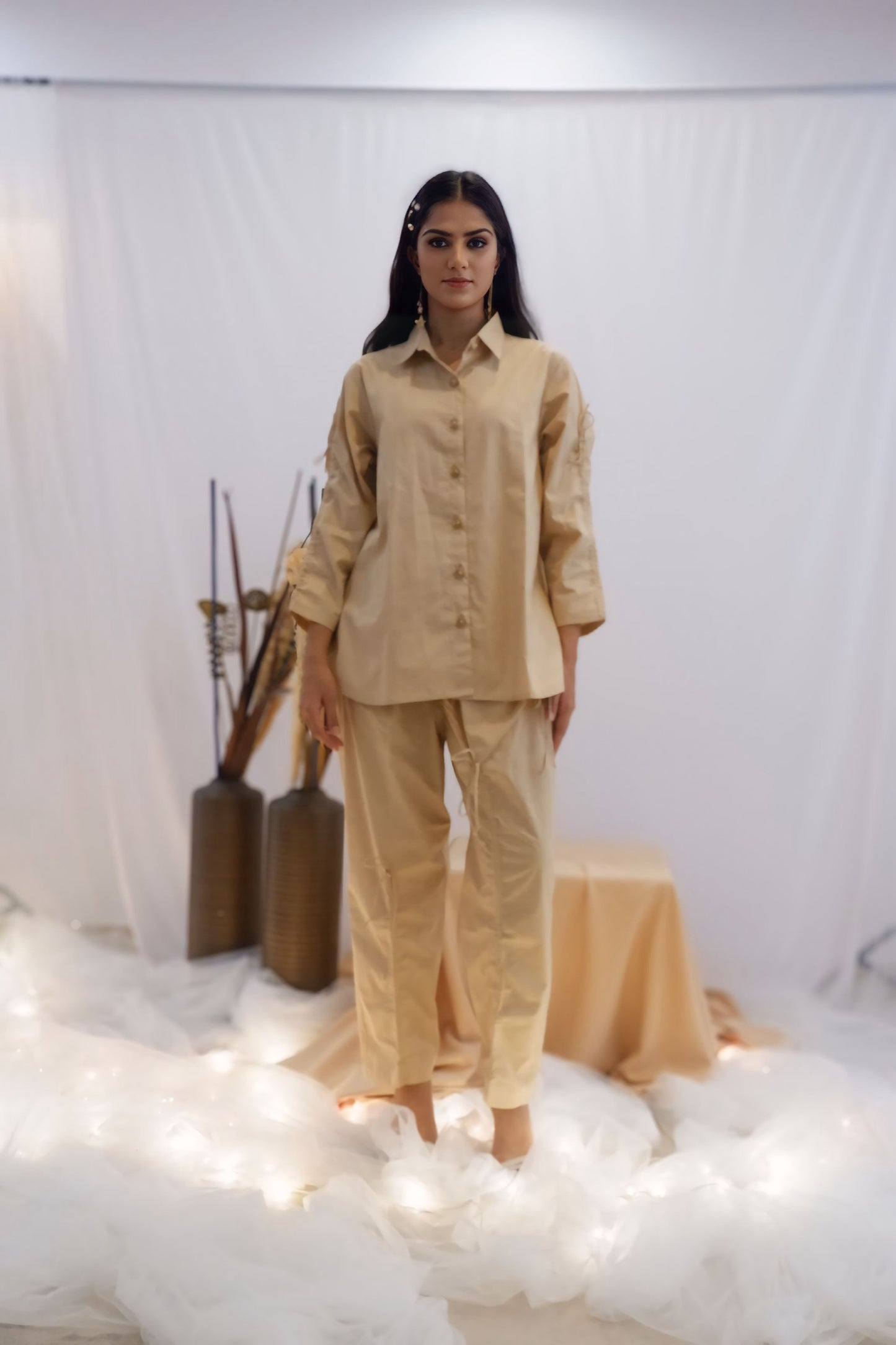 Beige Utility Co-Ord Set