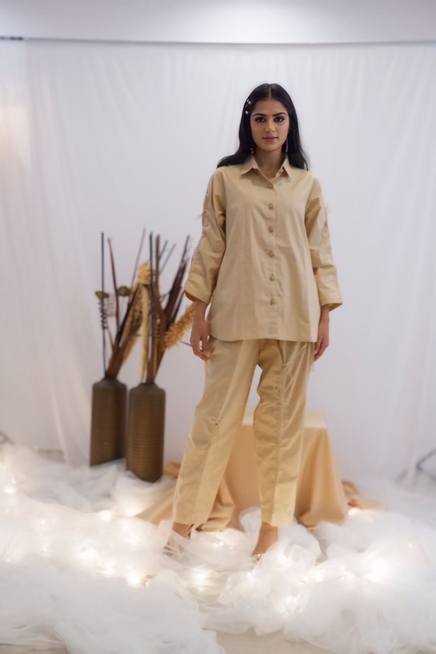 Beige Utility Co-Ord Set