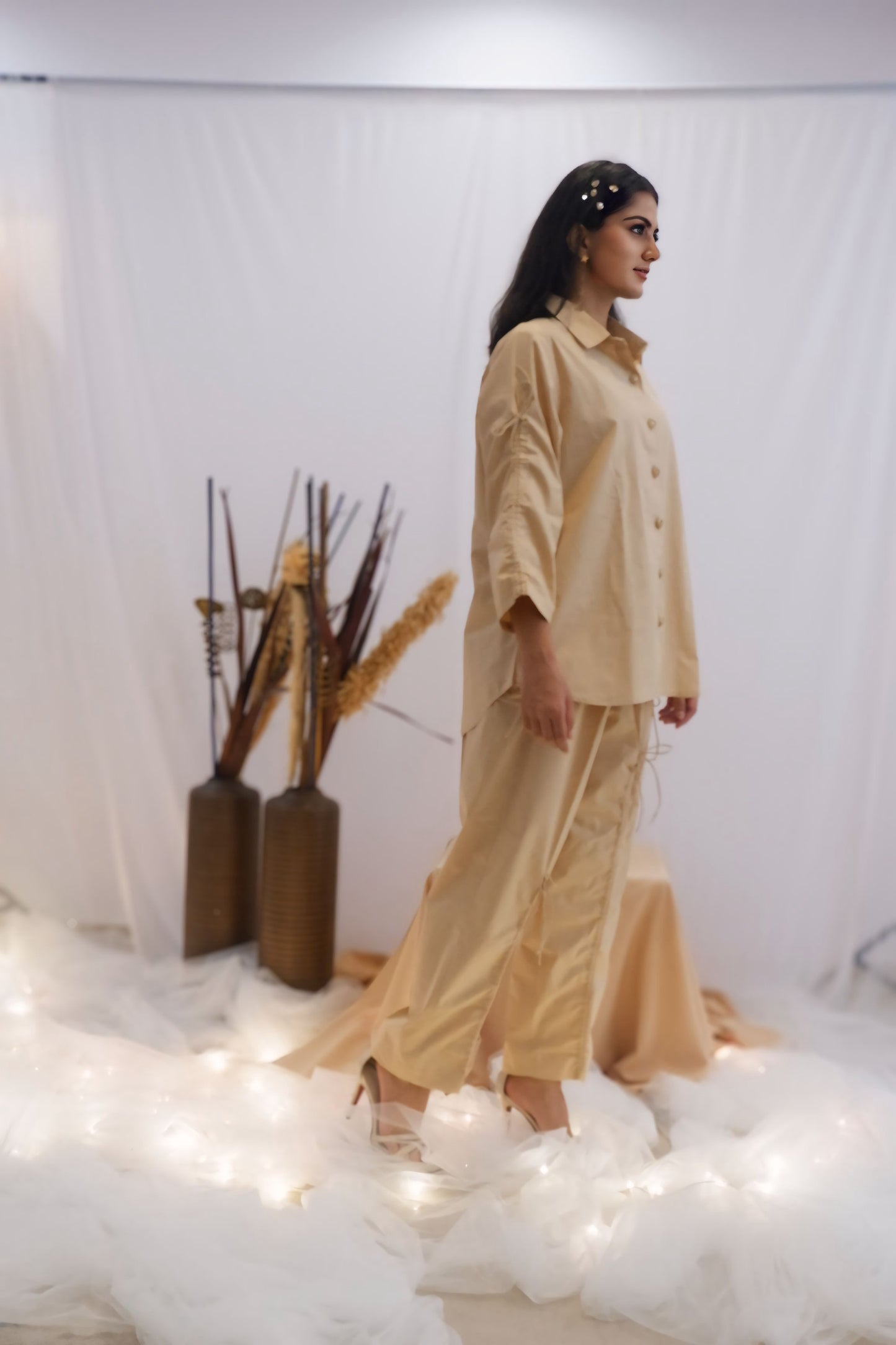 Beige Utility Co-Ord Set