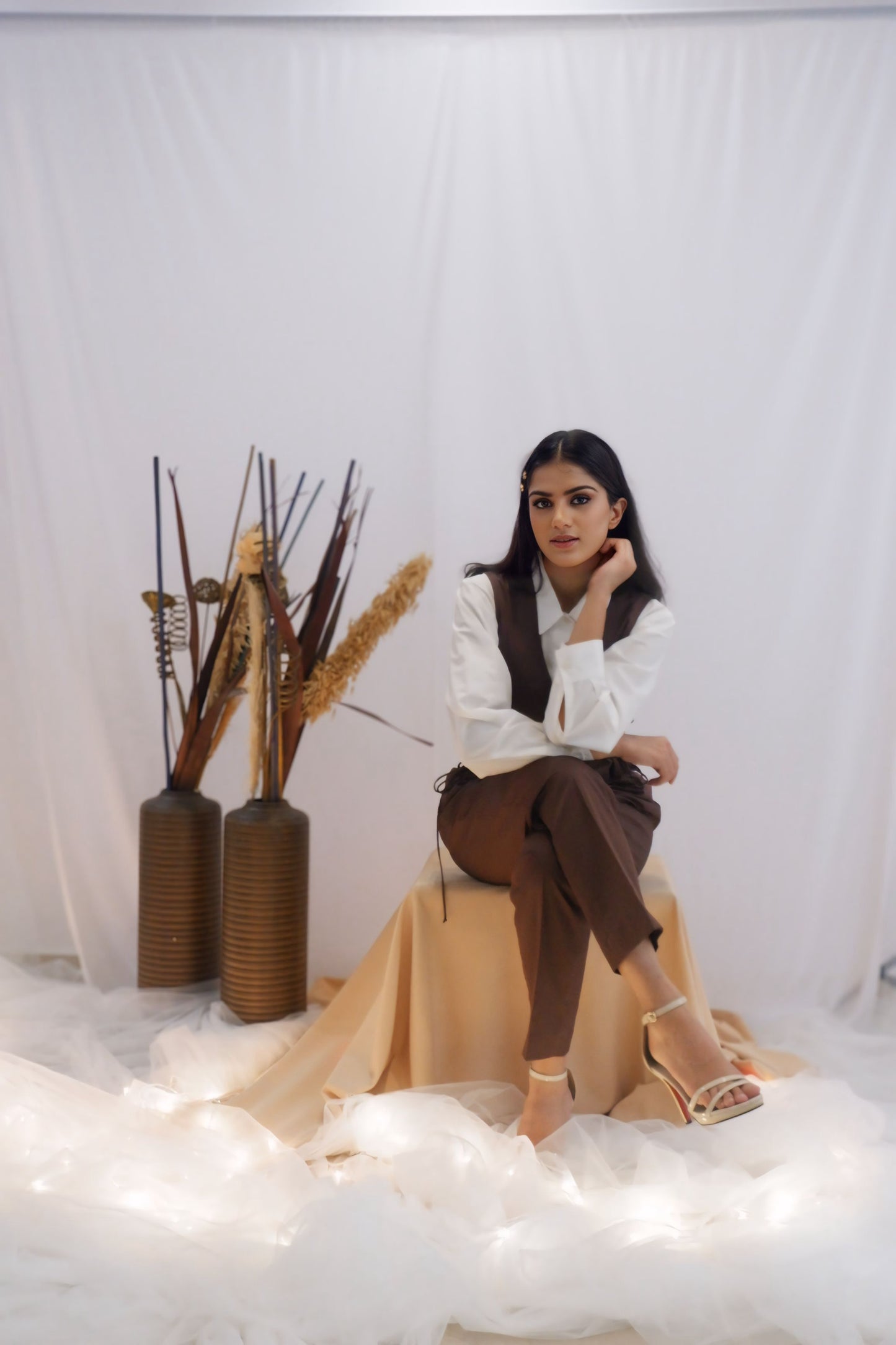 Cocoa Corset Co-Ord Set