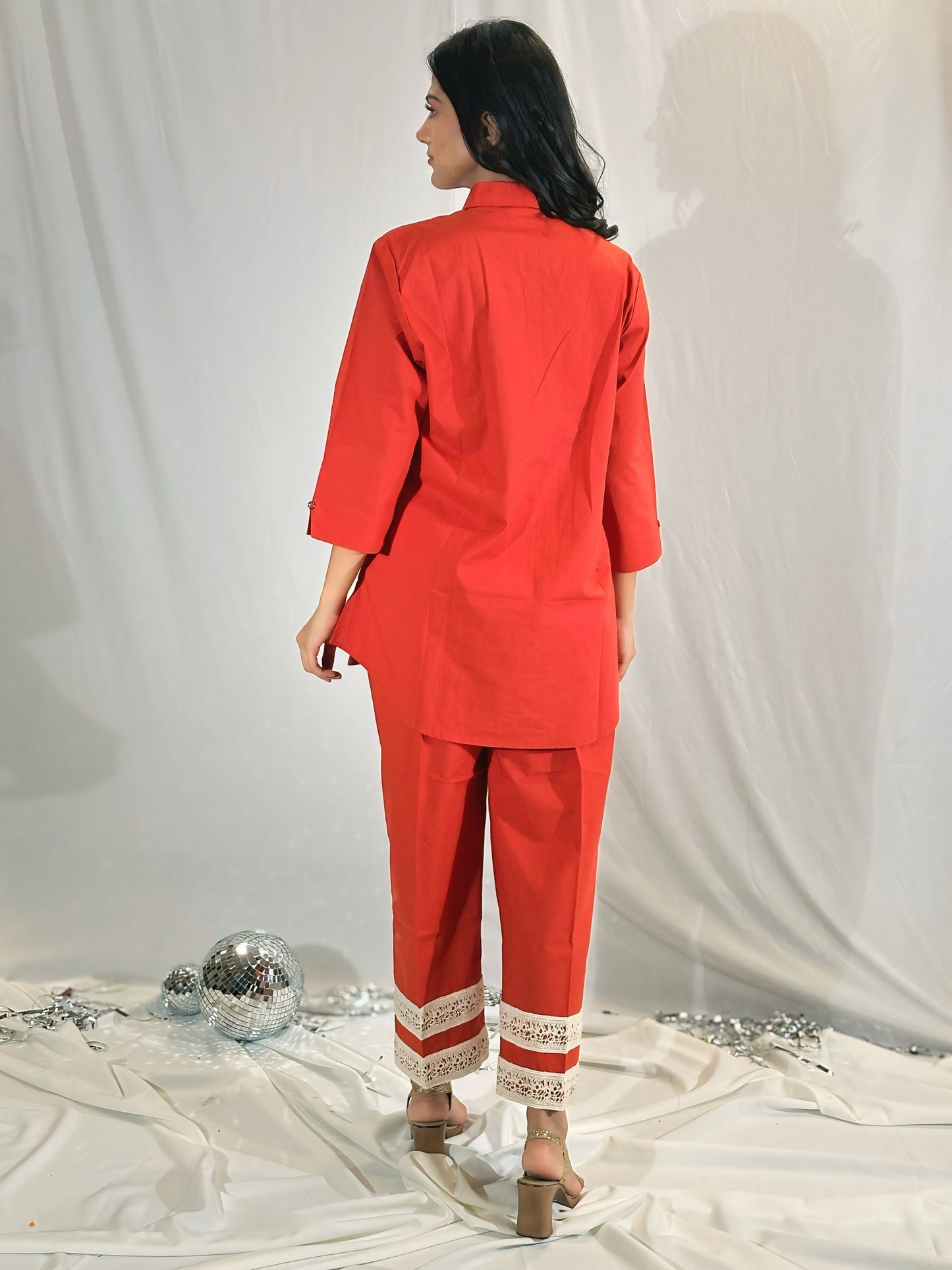 Crimson Bloom Co - Ord Set