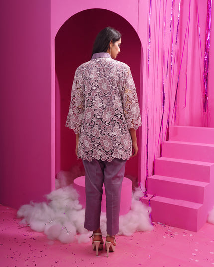 Purple Floral Dress (Ready to Ship)