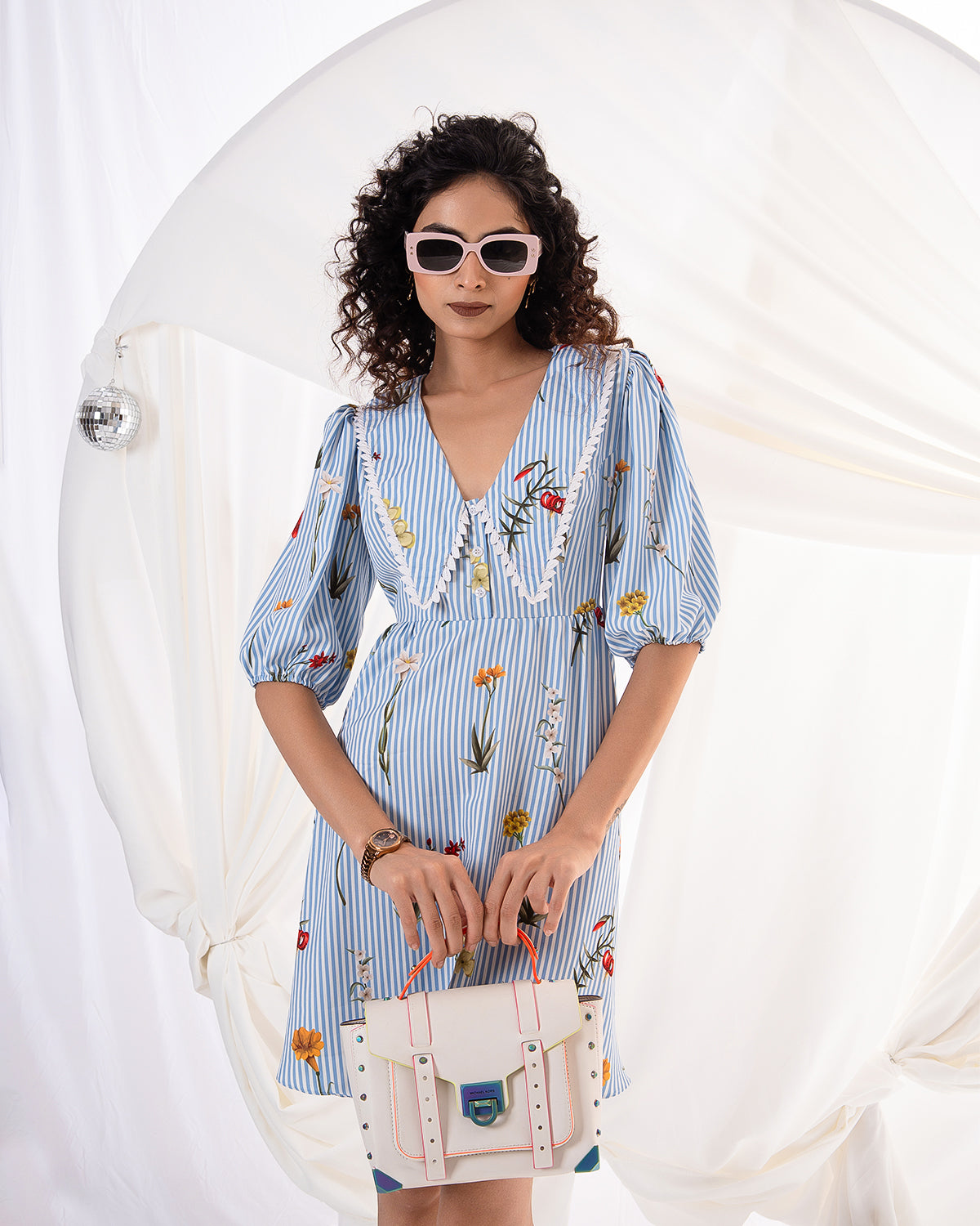 Meadow Stripes Dress (Made to Order)