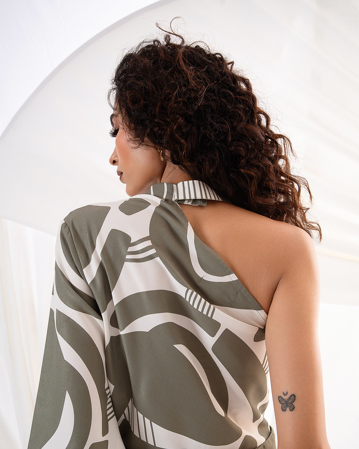 Olive Mirage Dress (Ready to Ship)