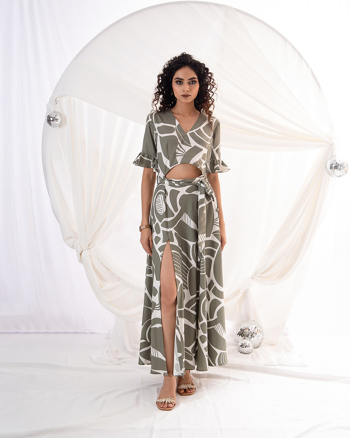 Olive Reverie Dress (Ready to Ship)