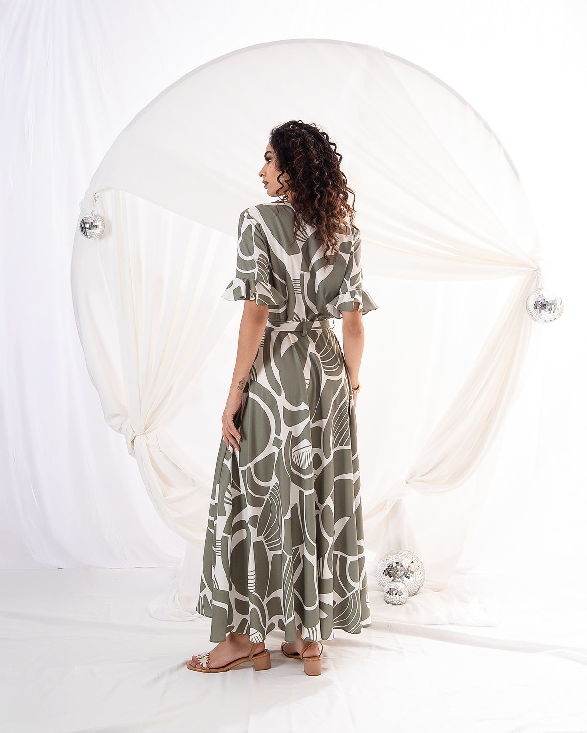 Olive Reverie Dress (Ready to Ship)