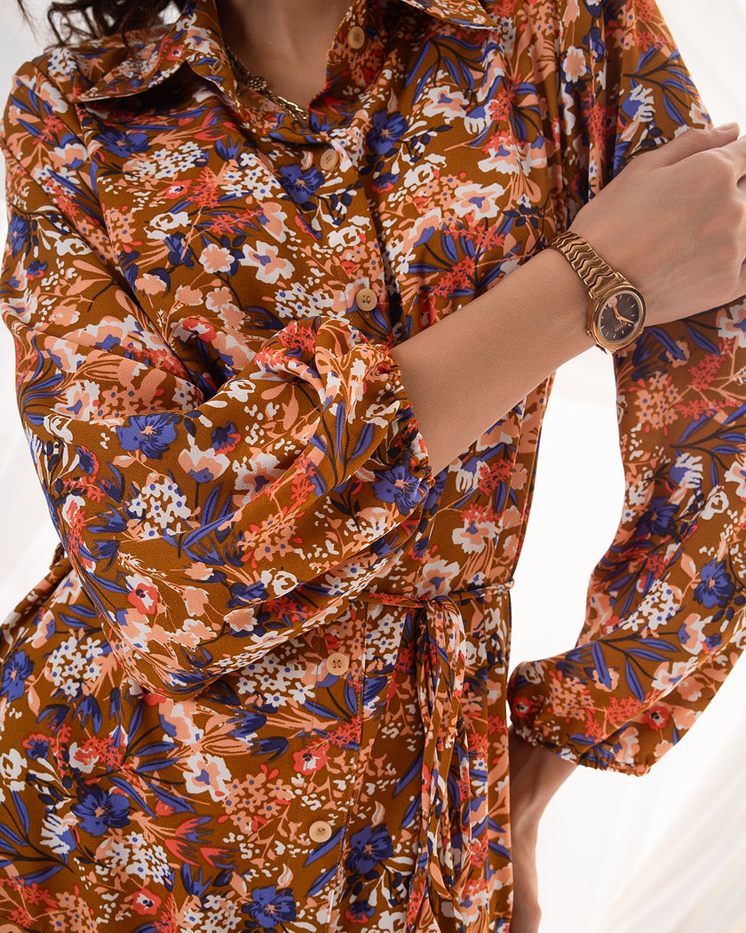 Autumn Petal Dress (Made to Order)