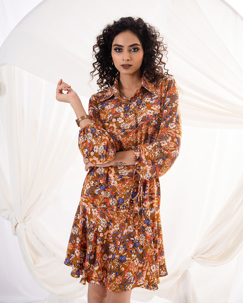 Autumn Petal Dress (Made to Order)