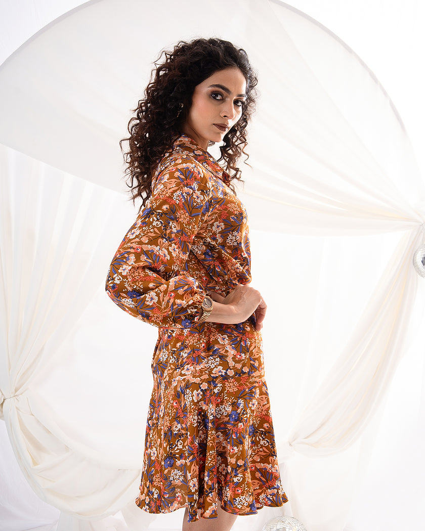 Autumn Petal Dress (Made to Order)