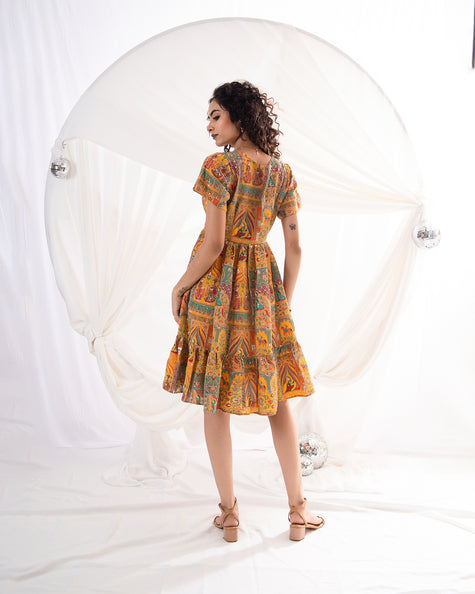 Amber Bloom Dress (Ready to Ship)