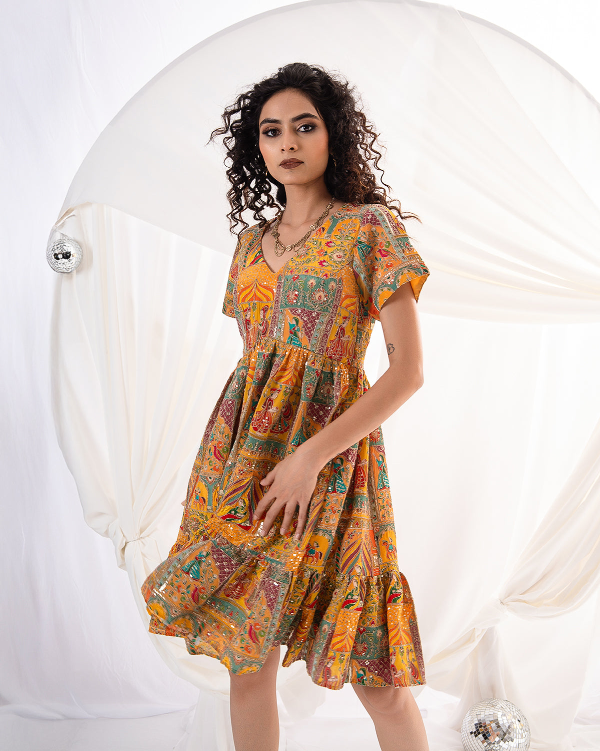 Amber Bloom Dress (Ready to Ship)