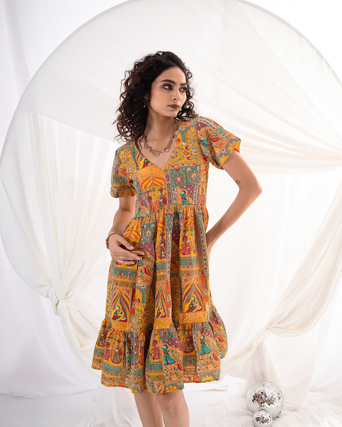 Amber Bloom Dress (Ready to Ship)