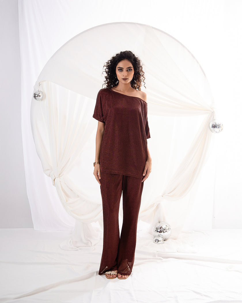 Ember Shimmer Co-ord Set (Made to Order)