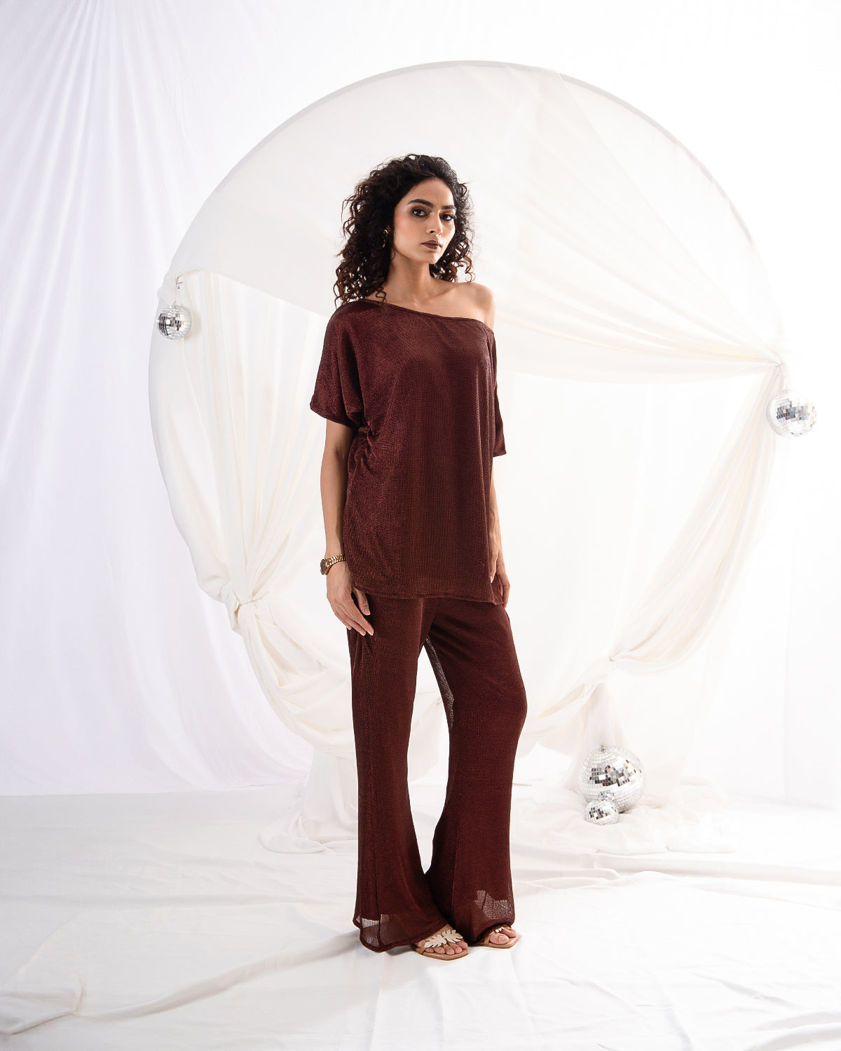 Ember Shimmer Co-ord Set (Made to Order)