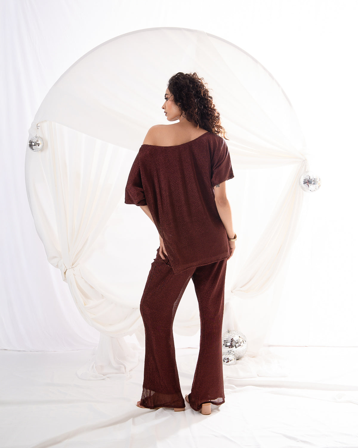 Ember Shimmer Co-ord Set (Made to Order)