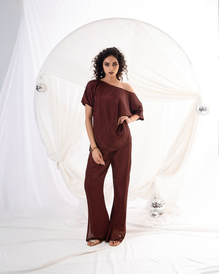 Ember Shimmer Co-ord Set (Made to Order)