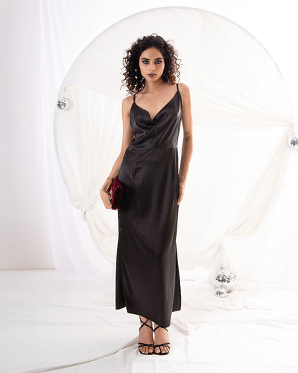 Noir Muse Slip Dress (Made to Order)