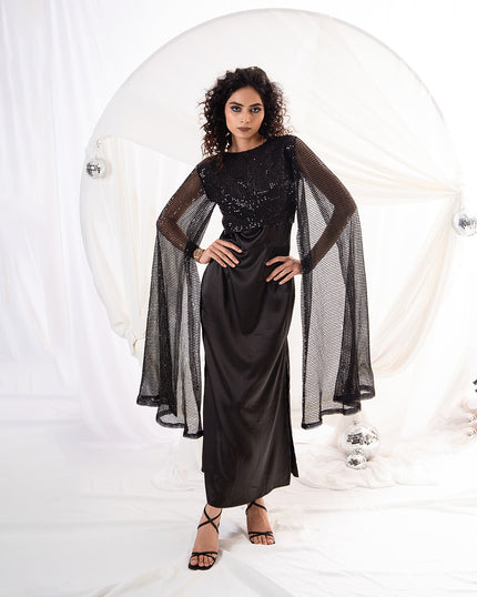 Celestial Noir Gown (Made to Order)