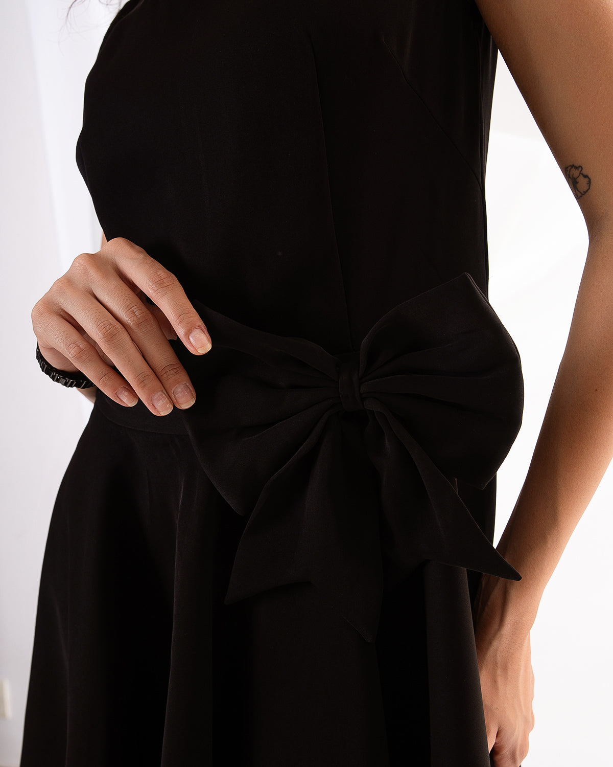 Midnight Bow Dress (Made to Order)