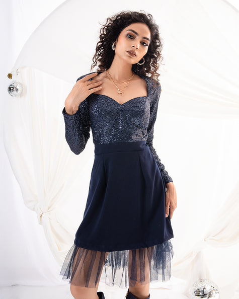 Midnight Soirée Dress (Ready to Ship)
