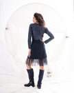 Midnight Soirée Dress (Ready to Ship)
