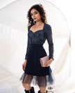 Midnight Soirée Dress (Ready to Ship)