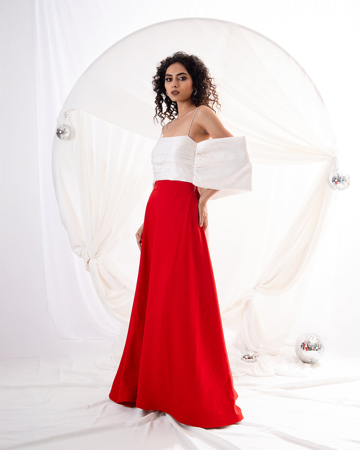 Scarlet Dusk Gown (Made to Order)