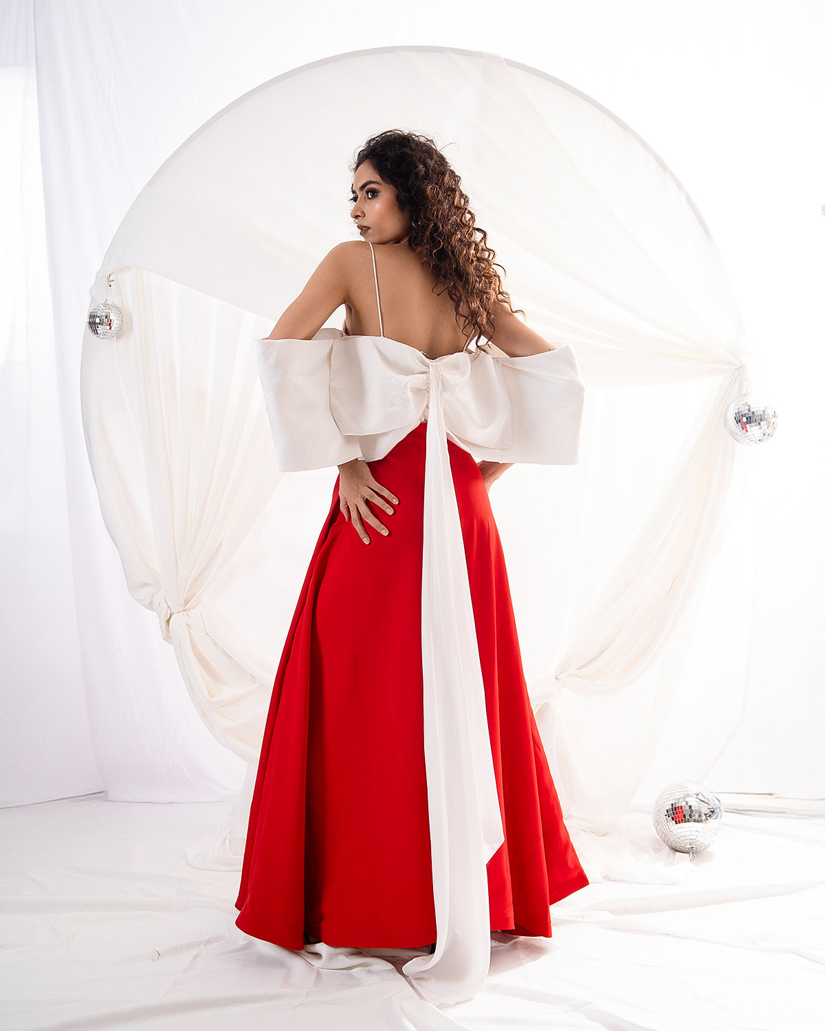 Scarlet Dusk Gown (Made to Order)