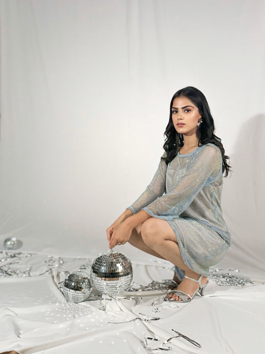 Moonbeam Mesh Dress