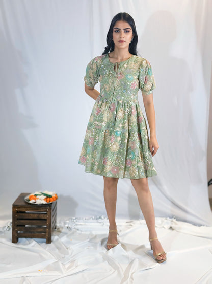 Gulbagh Tier Dress