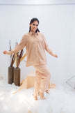 Blush Grid Panel Co-Ord Set (Ready to Ship)