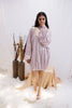 Iridescent Lilac Bubble Dress (Ready to Ship)