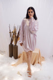 Iridescent Lilac Bubble Dress (Ready to Ship)