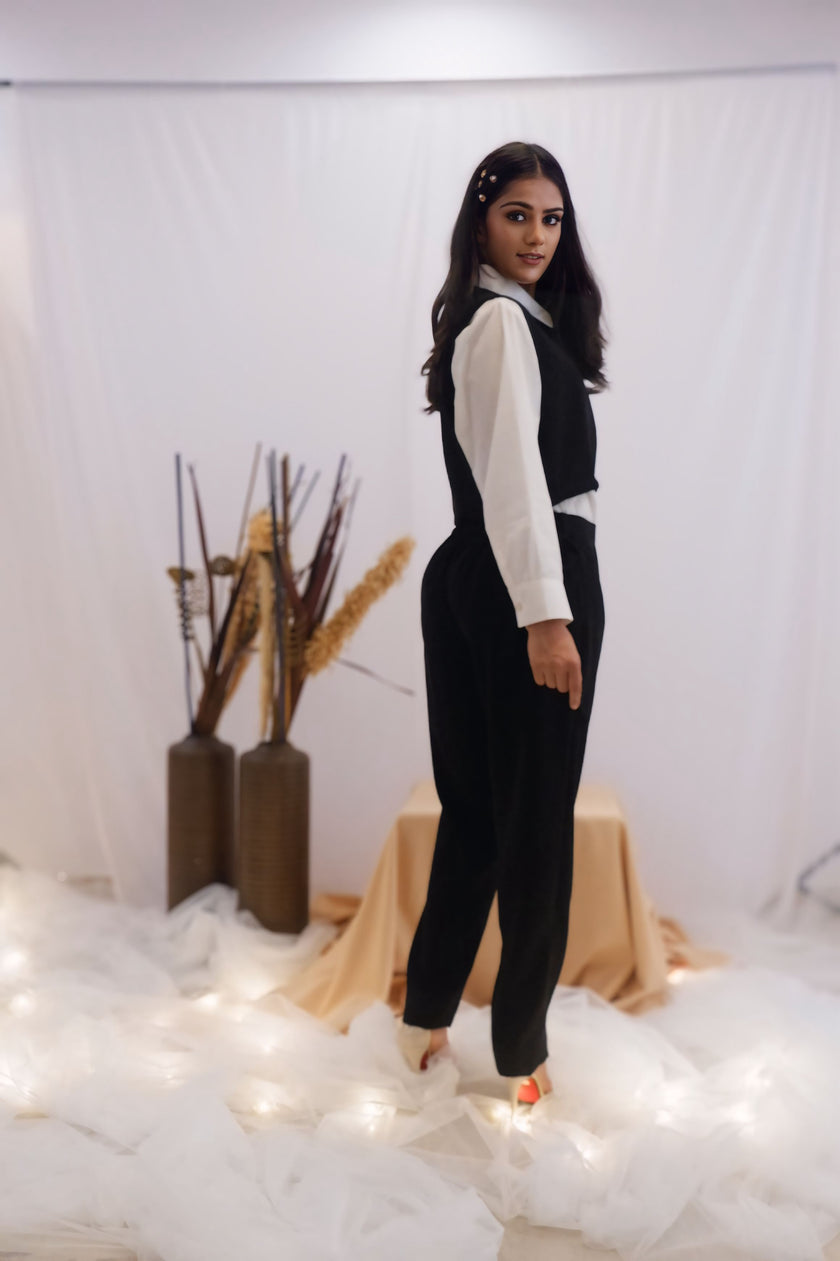 Classic Monochrome Co-Ord Set (Ready to Ship)