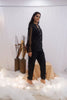 Sheer Sleeve Black Co-Ord Set (Ready to Ship)