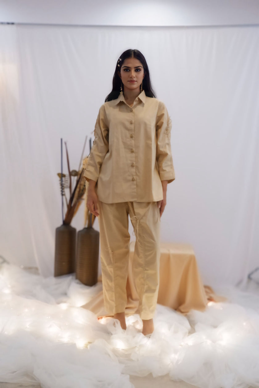 Beige Utility Co-Ord Set (Ready to Ship)