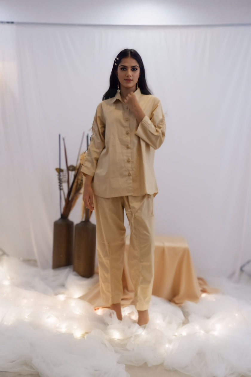 Beige Utility Co-Ord Set (Ready to Ship)