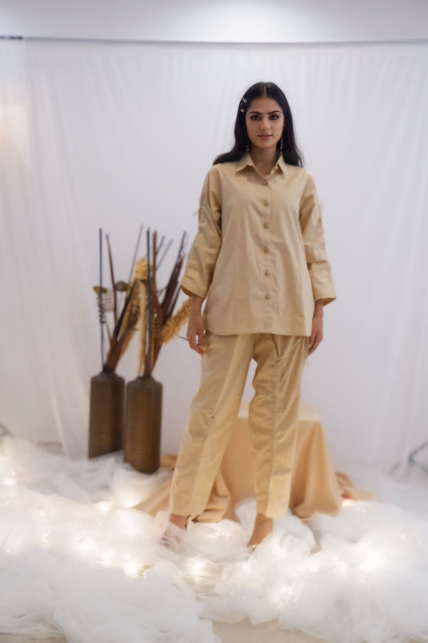 Beige Utility Co-Ord Set (Ready to Ship)