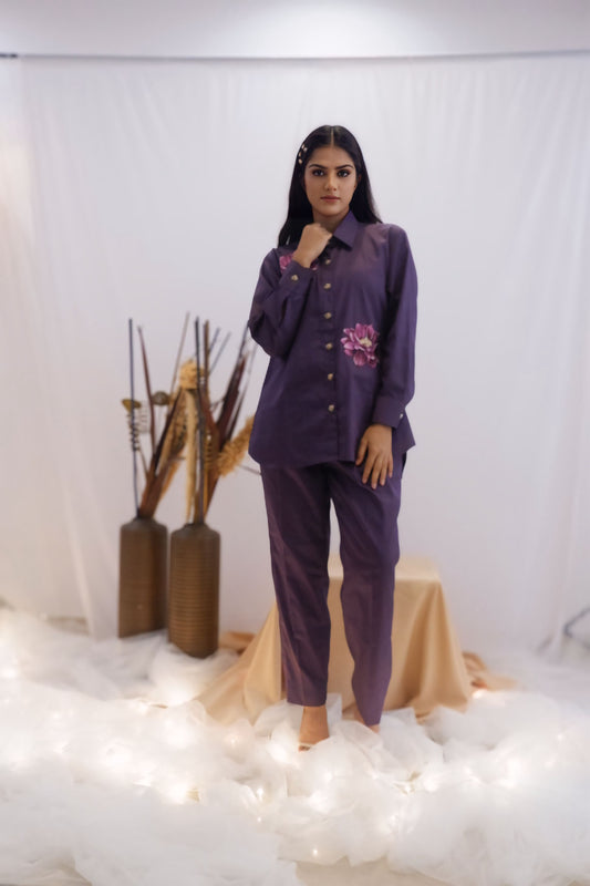Floral Embroidered Co-Ord Set
