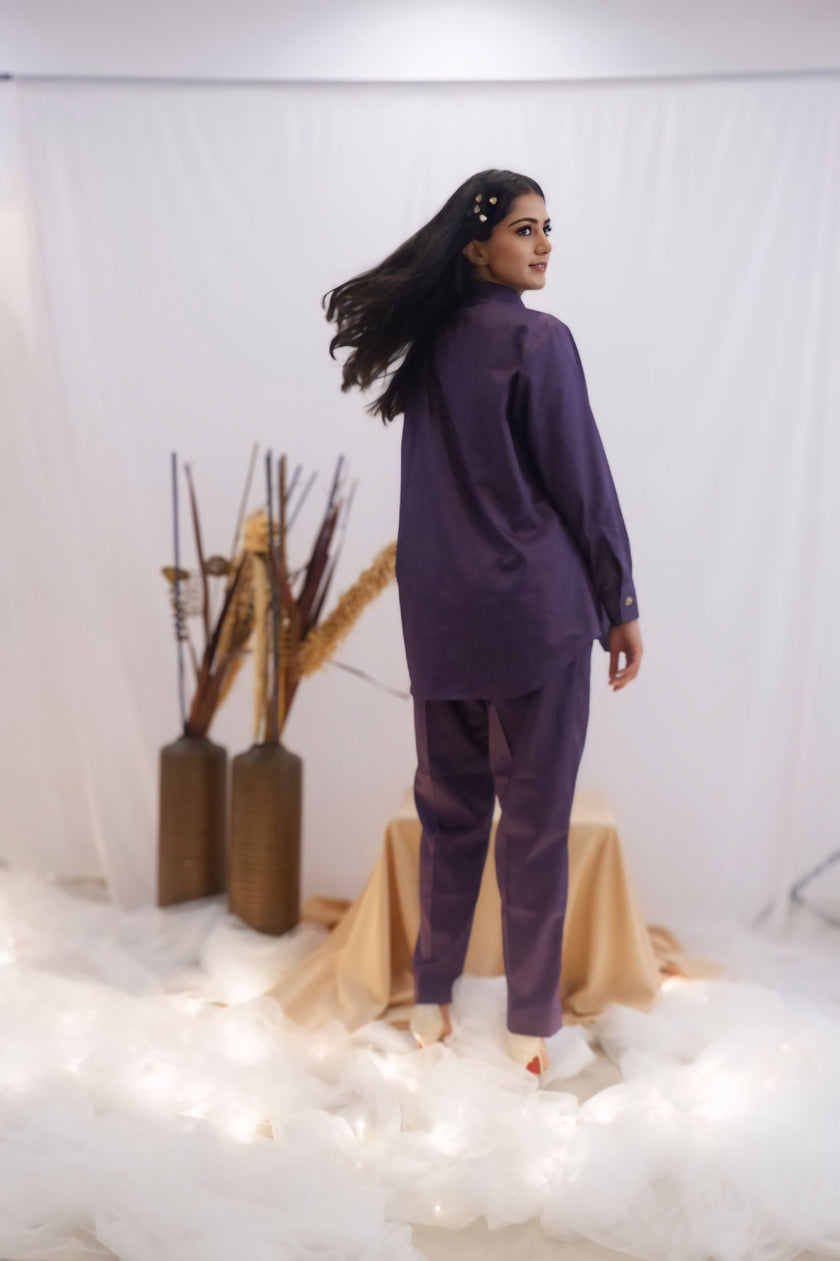 Floral Embroidered Co-Ord Set (Ready to Ship)