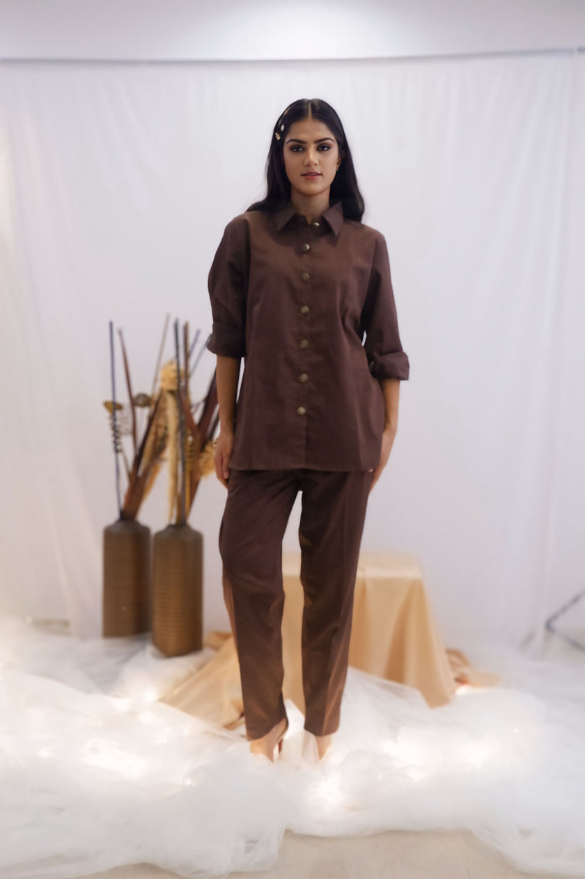 Chocolate Brown Co-Ord Set (Ready To Ship)