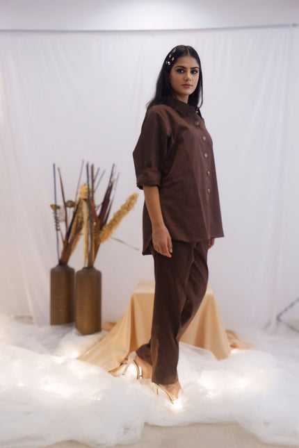Chocolate Brown Co-Ord Set (Ready To Ship)
