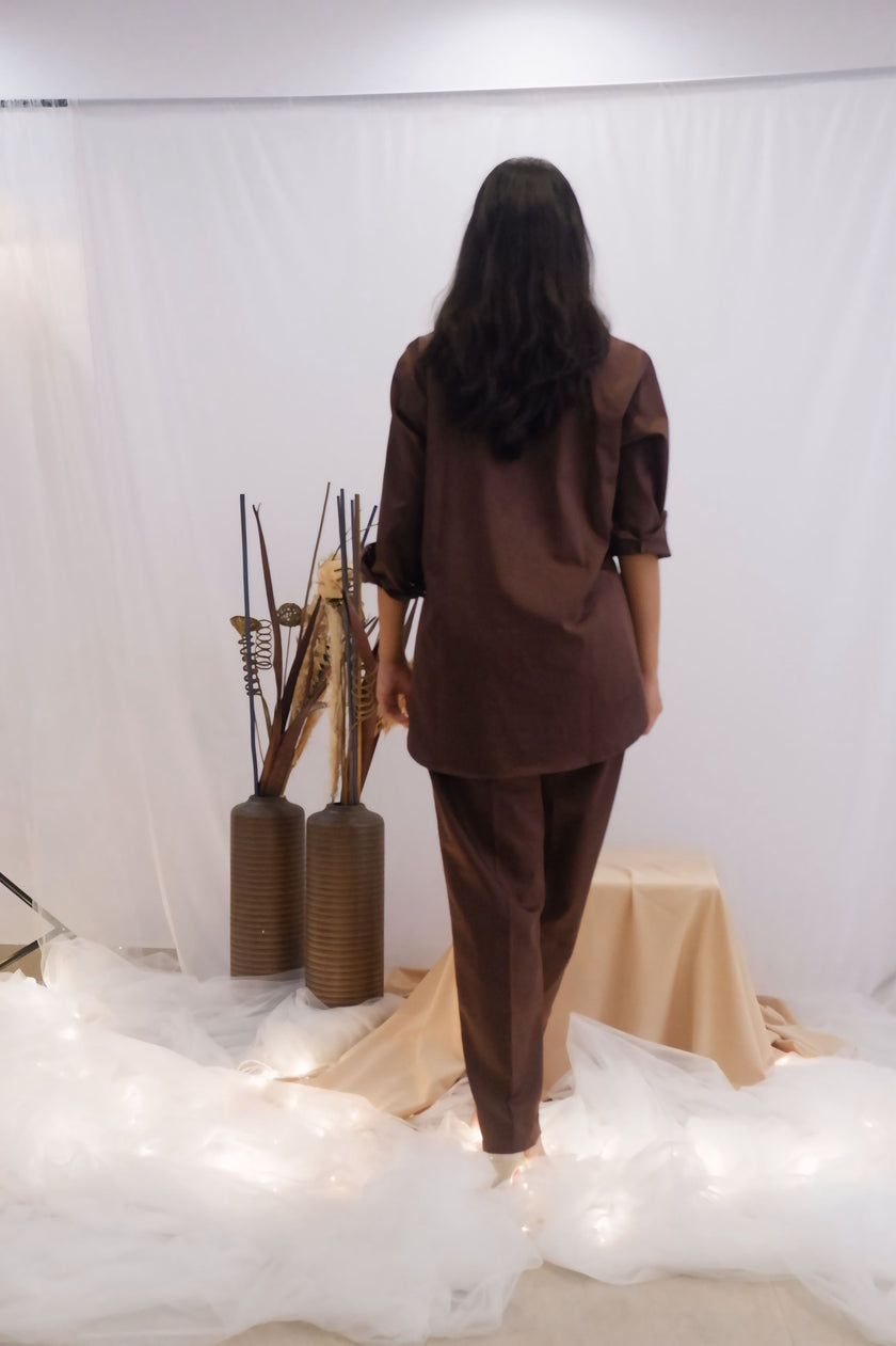 Chocolate Brown Co-Ord Set (Ready To Ship)