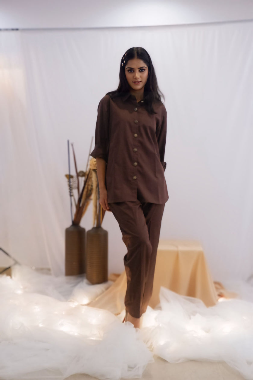 Chocolate Brown Co-Ord Set (Ready To Ship)